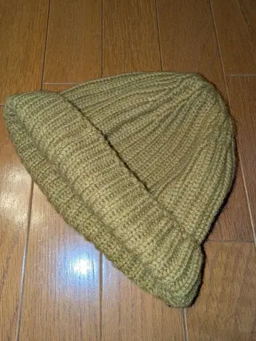 [ ZANONE ] 니트 캡 머스타드