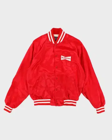 Budweiser 바시티 자켓 레드