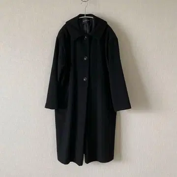 mizuiro ind 블랙 롱 코트