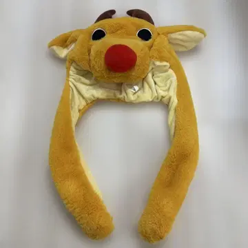 루돌프 모자 귀가 움직이는