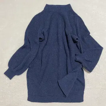 그린 라벨 릴랙싱 보틀넥 롱 니트 깔끔하고 고급스러운 F