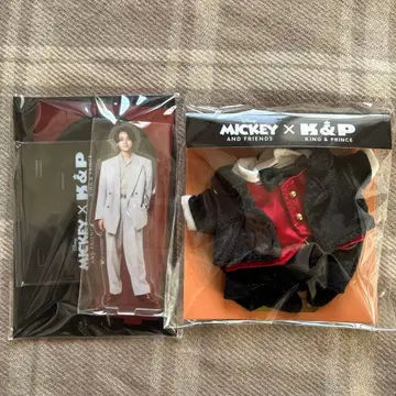 미키 x K&P 나가세 렌 아크릴 스탠드 하피누이 옷 갈아입기 의상 세트
