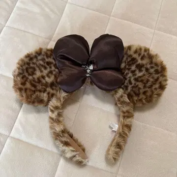 머리띠 미니 레오파드 무늬