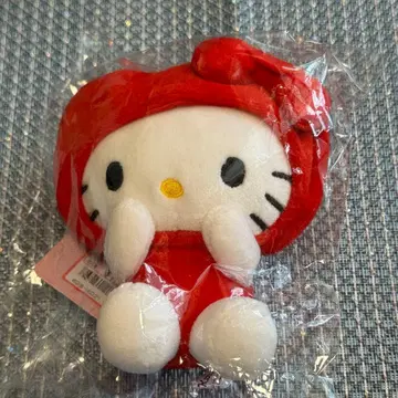 키티 사과 키티 헬로키티 50주년 봉제 인형 키링