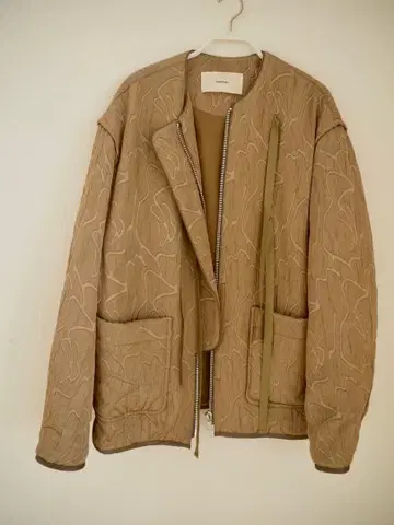 Todayful 자카드 파이핑 블루종