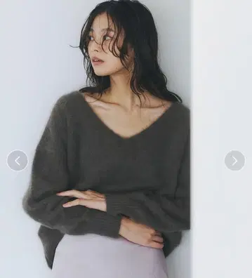 anuans 라쿤 폭스 2way 넥 풀오버