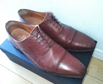 스코치 그레인 가죽 신발 비즈니스 슈즈 드레스 슈즈 브라운