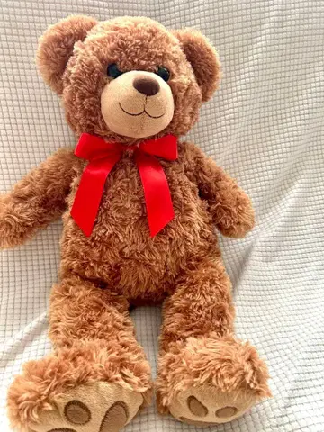 브라운색 곰 봉제 인형