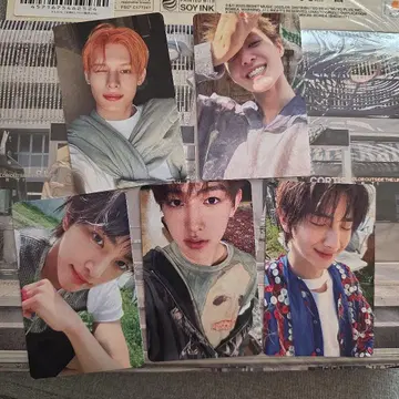 CORTIS weverse 특전 5장 세트