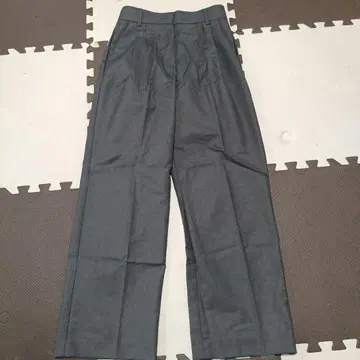 IENA TR 개버딘 턱 스트레이트 팬츠 그레이 사이즈 34