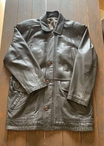 [ 새상품급 ] 가죽 자켓 이탈리아 라무 사용