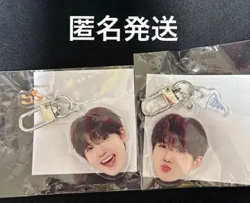 TREASURE 캡슐 토이 A 준규 가챠 얼굴 아크링 키링