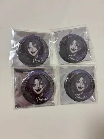 하루키 캔뱃지 하프애니 EL6