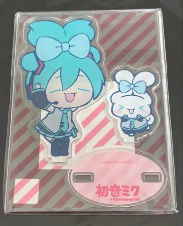 하츠네 미쿠 x 시나모롤 아크릴 스탠드 (미미무스비)