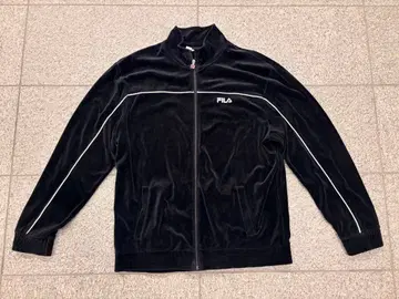 FILA 블랙 집업 자켓 XL
