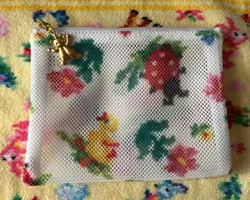 [새상품급] 페이러 메쉬 파우치 하이디 S 사이즈 화이트