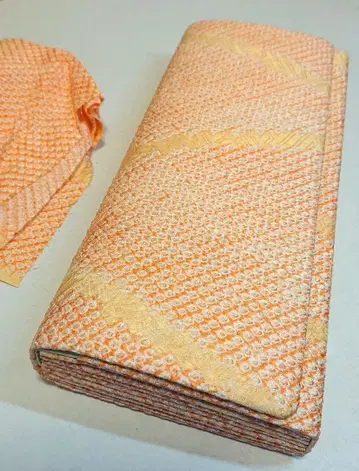 빈티지 기모노 가방 클러치백 쥐어짜기 새상품급 같은 패턴 원단 포함