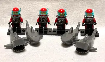 레고 (LEGO) 정품 미니 피규어 상어 잠수부