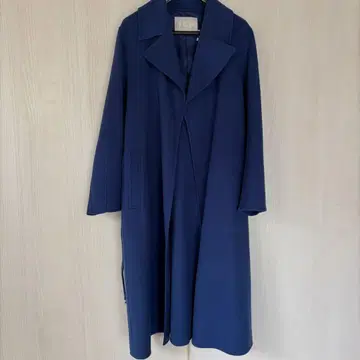 ICB 아이씨비 울 롱 코트 블루