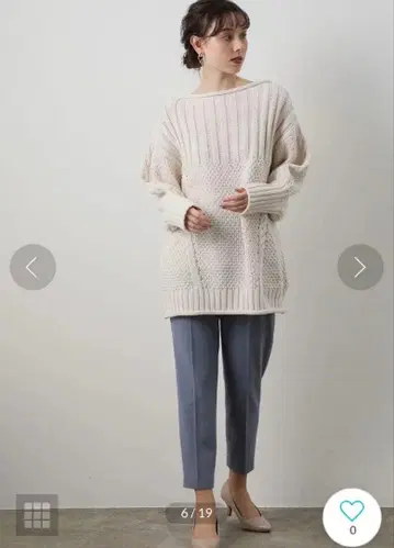 vis 레이나 호시 추천 니트와 팬츠