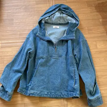 [새상품급] 콜라주 개럴개런트 아노락 후드티 데님