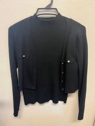 내추럴 뷰티 베이직 블랙 긴팔 앙상블