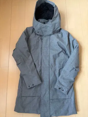 theory 후드 부착 그레이 다운 자켓 XS