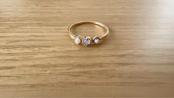 ete K10 YG 오팔 펄 반지 9호