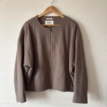 니코앤드 - 노카라 자켓 M 사이즈 모카 브라운