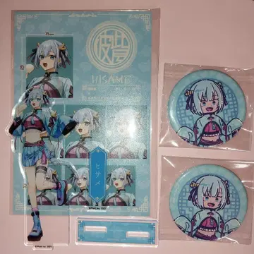 혼혈의 카레콜레 히사메 DMM 스크래치 캔뱃지 증명사진풍 스티커