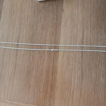 미사용 새상품 실버 목걸이 60cm