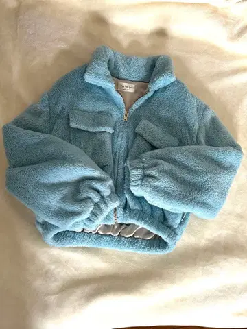 시루무린 에코 퍼 자켓 아이스 블루