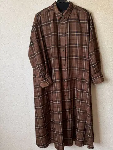 미쉘클랑 셔츠 원피스