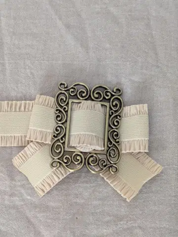 sha*lan*ra 리본 밴딩 벨트