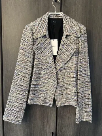 Theory 멀티 컬러 트위드 자켓 S