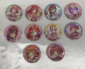 전 10종 세트 [ 5등분의 신부 홀로그램 캔뱃지 벚꽃 애프터눈 티 ]