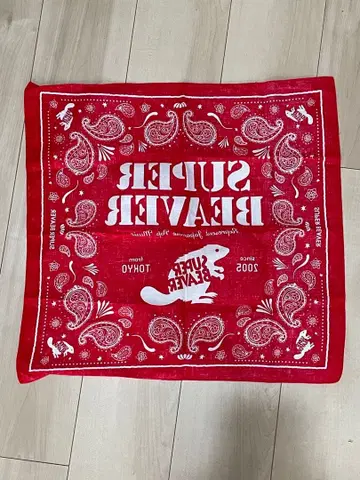 SUPER BEAVER 반다나 빨간색