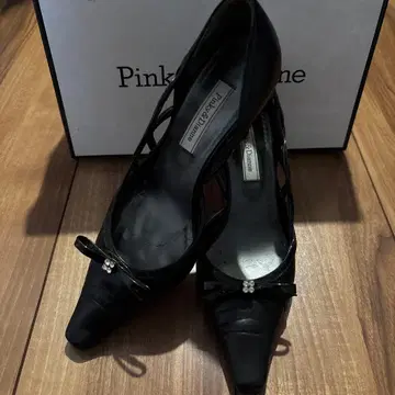 Pinkie 블랙 스틸레토 펌프스