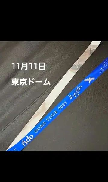 ado DOME TOUR 2025 11월 11일 은색 테이프