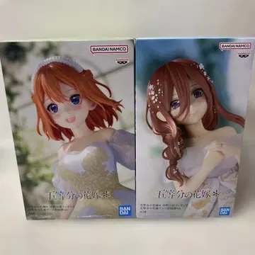 5등분의 신부 피규어 세트 나카노 미쿠 나카노 요츠바