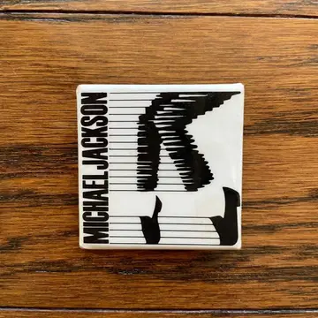 마이클 잭슨 덴저러스 월드 투어 배지 90's 데드스탁