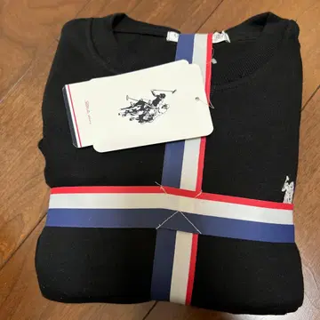 L 맨투맨 상하의 블랙 속기모 U.S.POLO 여성용 셋업