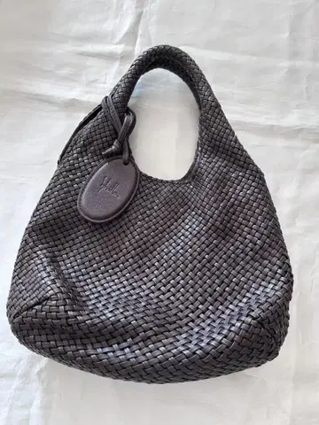 시빌라 메쉬 가죽 핸드백