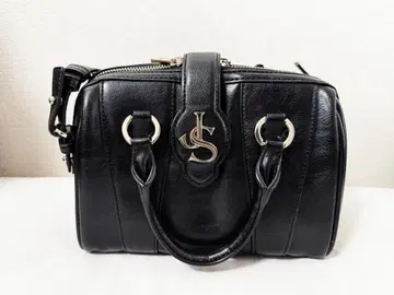 JEANASIS 블랙 가죽 숄더백