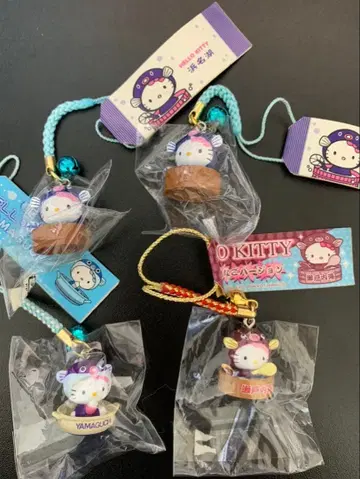 헬로키티 복주머니 생선 시리즈 4종 세트