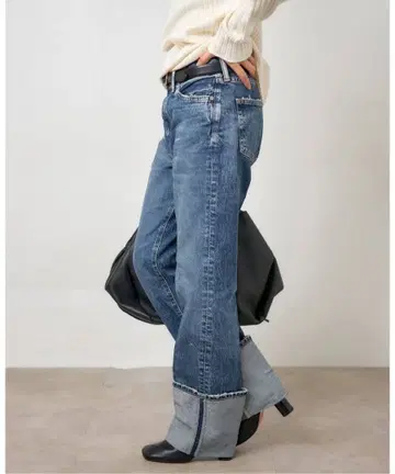 upper hights 더 커즌 미드라이즈 데님 팬츠