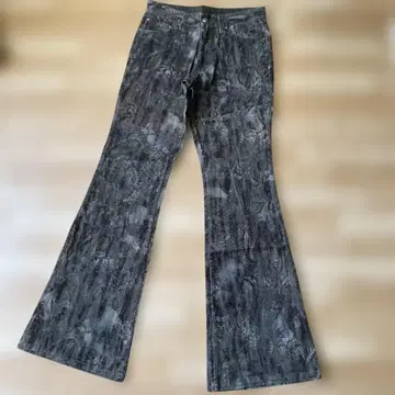 TORNADO MART paisly flare pants