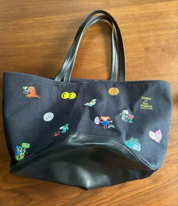 긴자 와코 WAKO 토트백 TOMASON 콜라보레이션 네이비