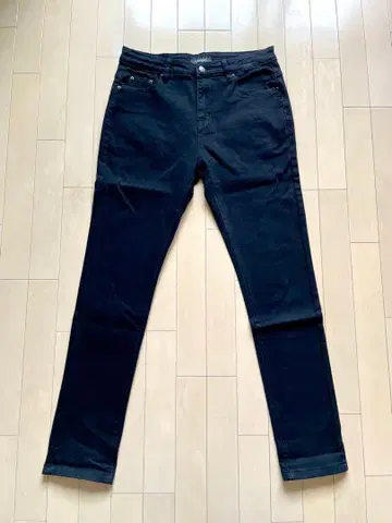 PANERO 블랙 스키니 데님