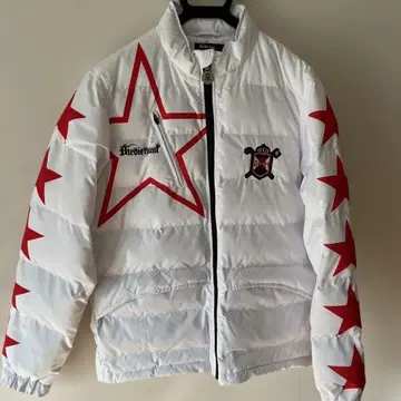 Burdie Hunt 별 패턴 다운 자켓 L 사이즈